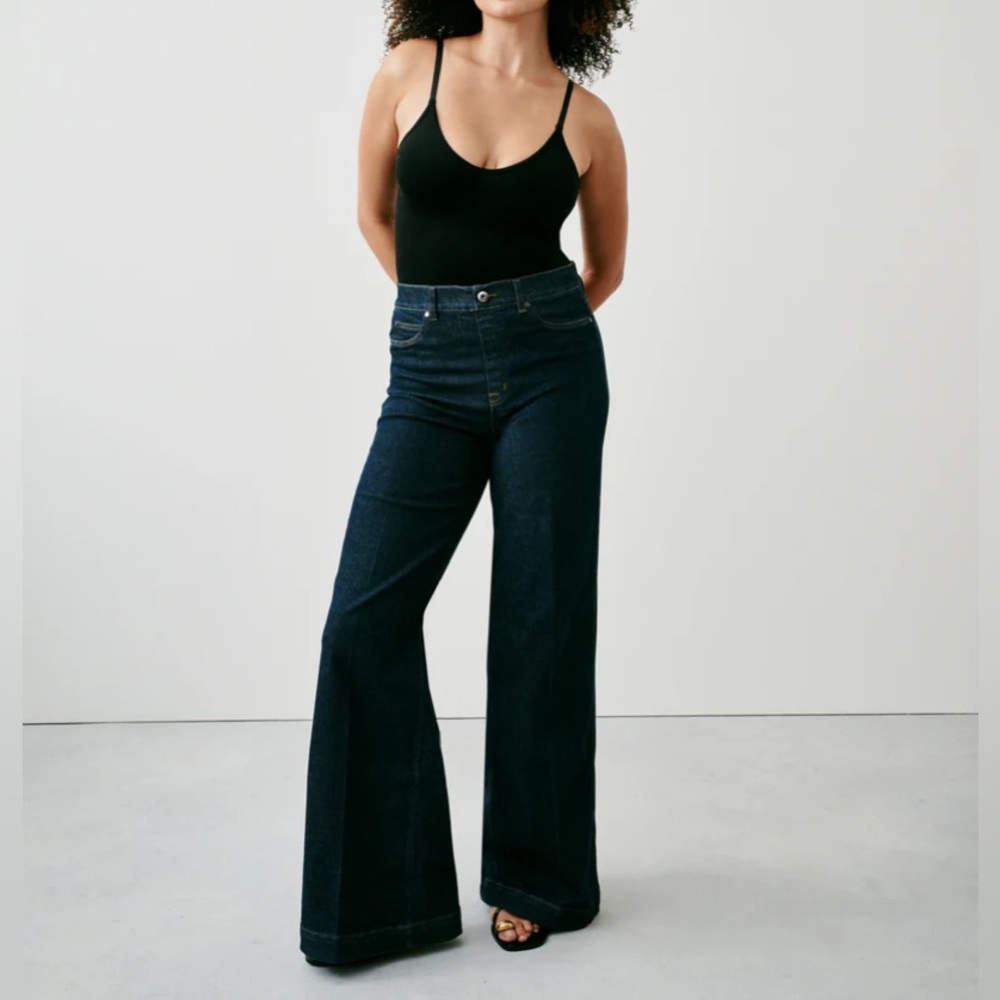 SPANX Wide Leg Jeans